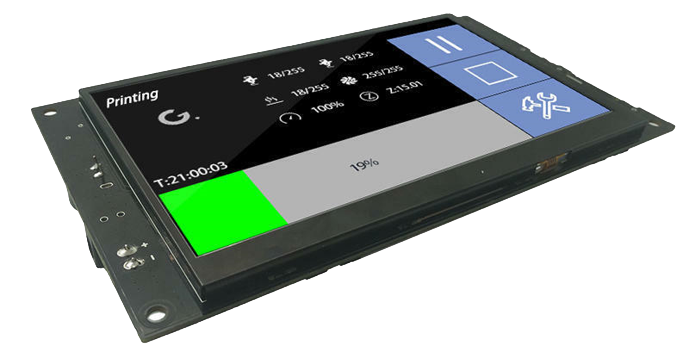 مجهز به نمایشگر لمسی 7 اینچی