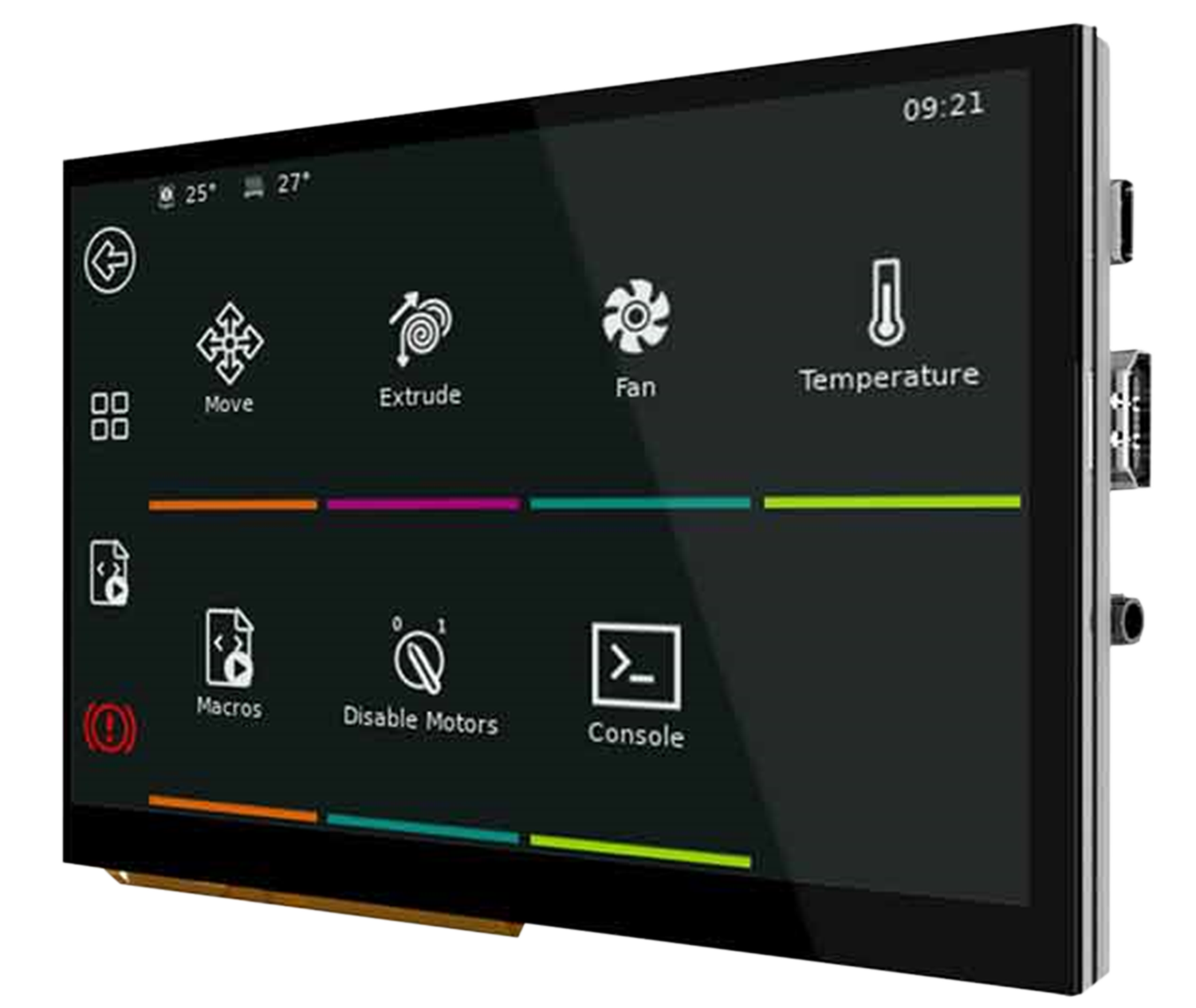 مجهز به نمایشگر لمسی 3.5 اینچی