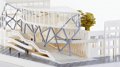 مدل معماری با پرینتر سه بعدی