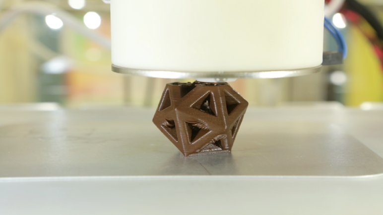 پرینت شکلات  سه بعدی