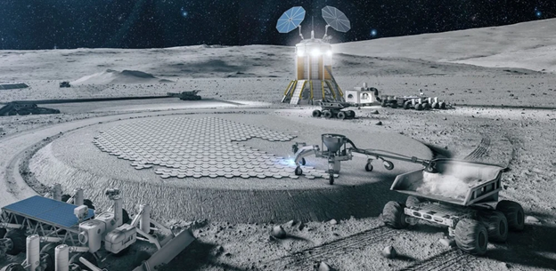 توسعه فناوری ساخت صفحات فرود روی ماه 