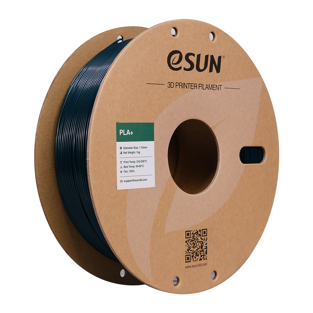 فیلامنت PLA+ سبز (Green) برند ایسان (eSUN) 1Kg 1.75mm