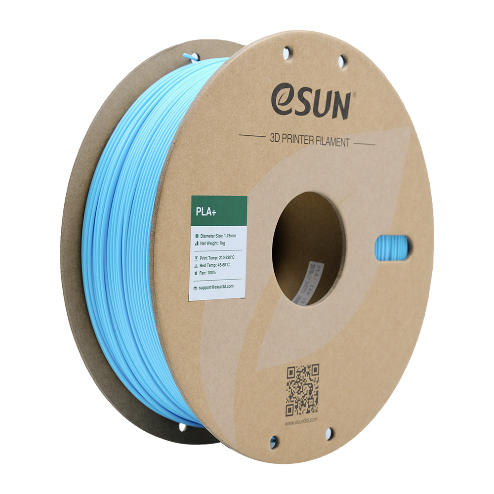 فیلامنت PLA+ آبی روشن (Light Blue) برند ایسان (eSUN) 1Kg 1.75mm