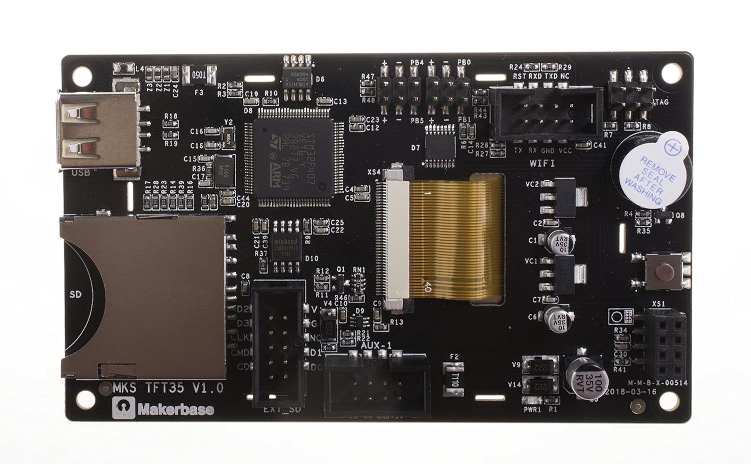 کنترلر و نمایشگر لمسی میکربیس مدل MKS TFT35 V1.0