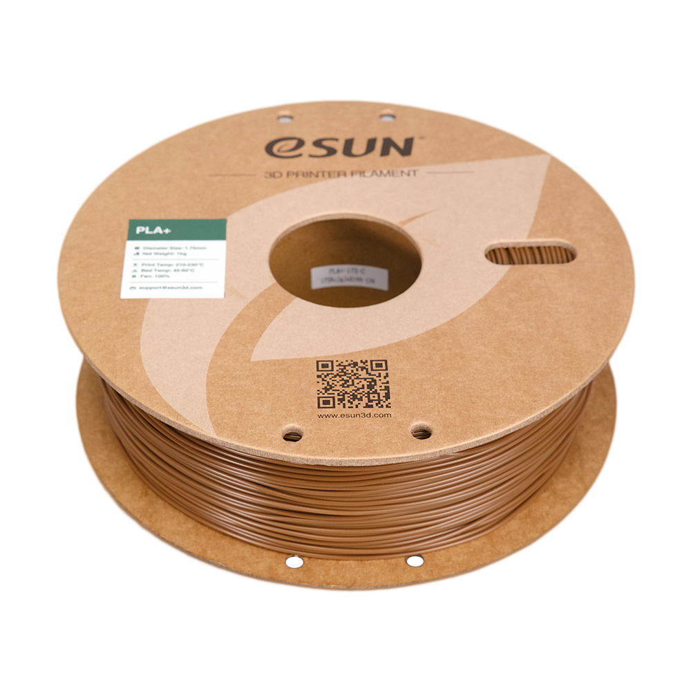 فیلامنت PLA+ قهوه‌ای (Brown) برند ایسان (eSUN) 1Kg 1.75mm