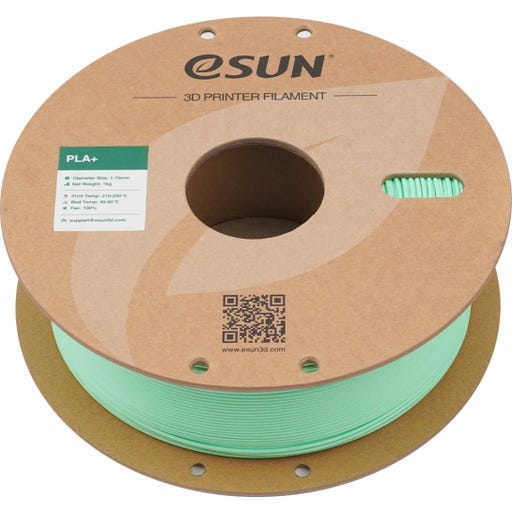 فیلامنت PLA+ سبز نعنایی (Mint Green) برند ایسان (eSUN) 1Kg 1.75mm