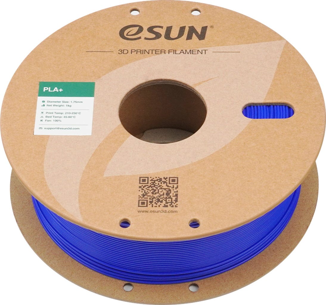 فیلامنت PLA+ آبی خالص (RGB Blue) برند ایسان (eSUN) 1Kg 1.75mm