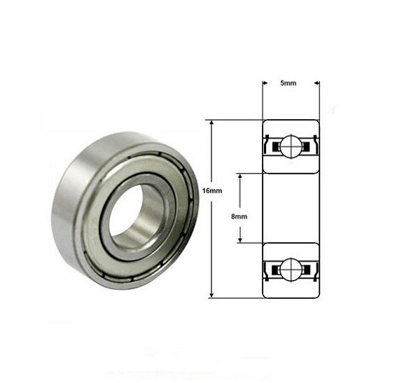 بلبرینگ مدل 688Z