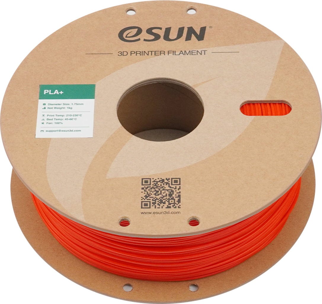 فیلامنت PLA+ قرمز خالص (RGB Red) برند ایسان (eSUN) 1Kg 1.75mm