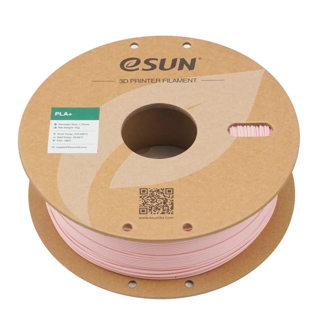 فیلامنت PLA+ صورتی هلویی (Peach Pink) برند ایسان (eSUN) 1Kg 1.75mm