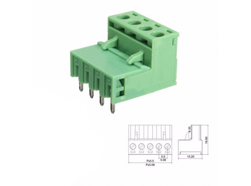 ترمینال فونیکس 4 پین رایت نری و مادگی