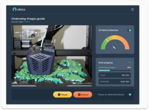 تصویر پلتفرم Obico.io