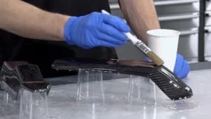 پوشش با رزین XCR با سنباده‌زنی قطعه سطحی صاف ، براق و مقاوم ایجاد میشود 