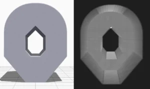 روزنه دارای تراشیدگی ساپورت سه بعدی