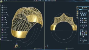 طراحی دیجیتال یک قطعه جواهر با نرمافزار تخصصی