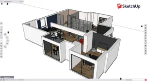 طراحی خانه با استفاده از نرم افزار SketchUp