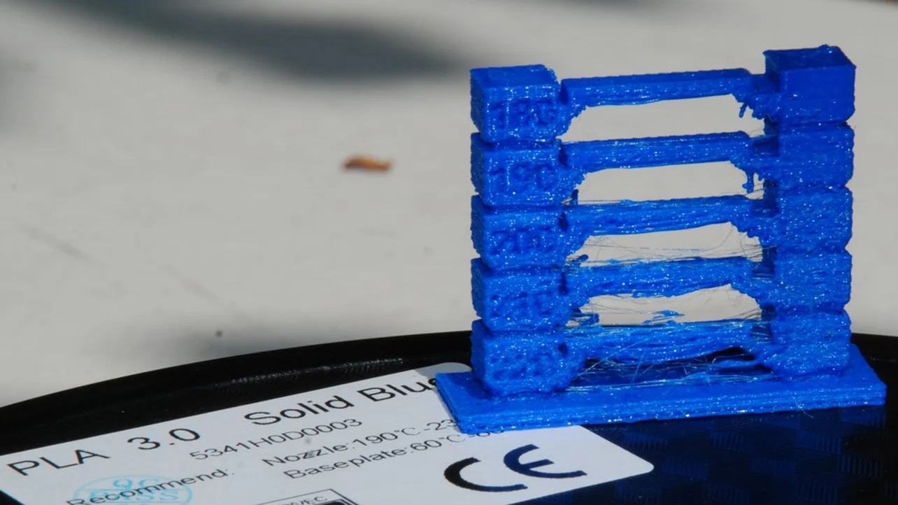 دمای مناسب برای چاپ سه بعدی با ماده PLA
