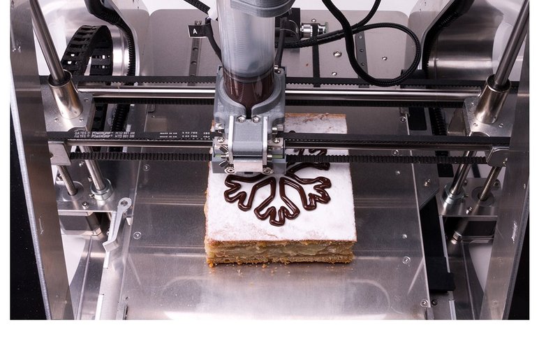 پرینت شکلات با چاپگر های سه بعدی