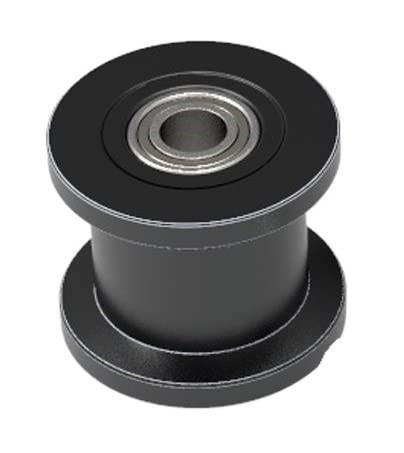 پولی هرزگرد ساده GT2 با قطر 20 دندانه و قطر سوراخ 5 میلی‌متر