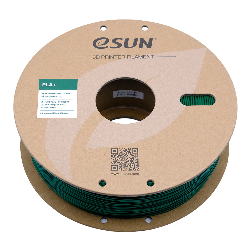فیلامنت PLA+ سبز کاجی (Pine Green) برند ایسان (eSUN) 1Kg 1.75mm