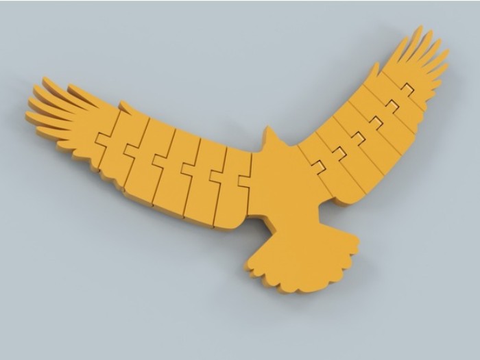 مدل عقاب برای پرینتر سه بعدی به همراه آموزش و فایل رایگان