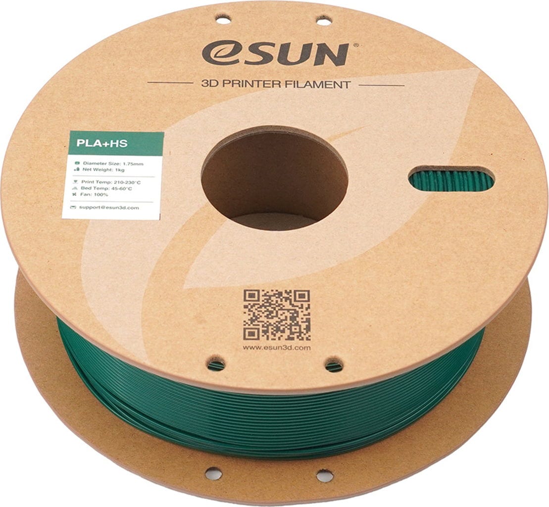 فیلامنت PLA+ سبز هالی (Holly Green) برند ایسان (eSUN) 1Kg 1.75mm