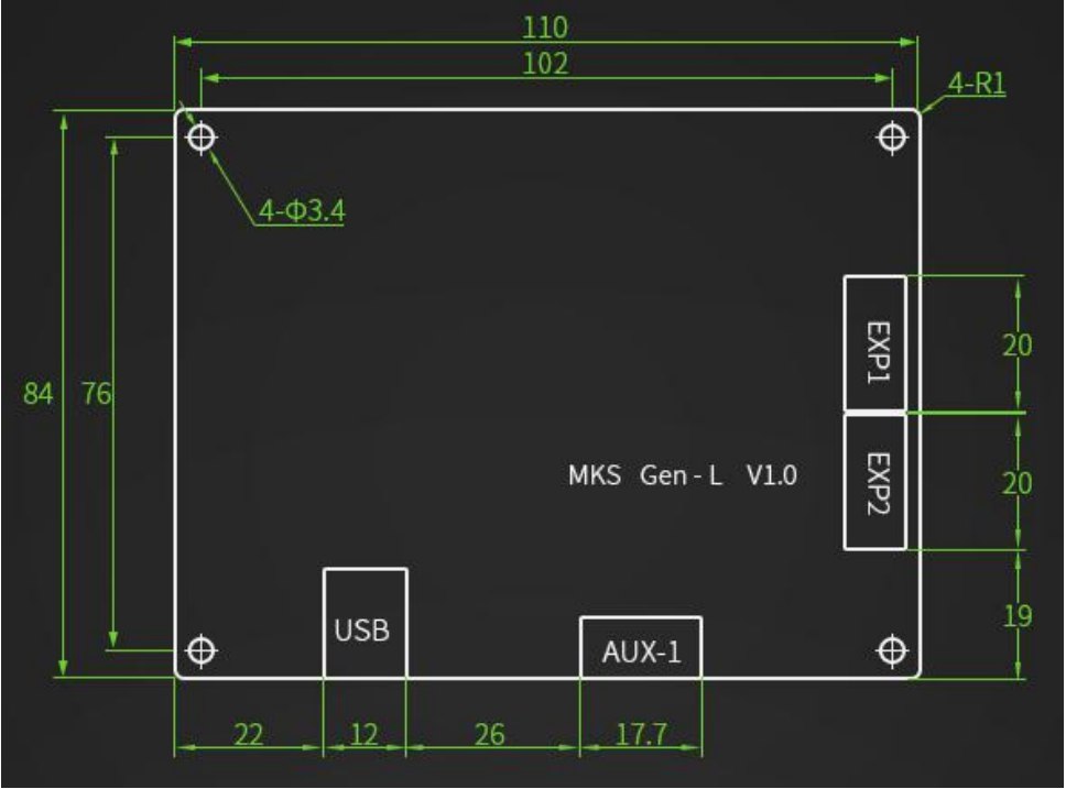برد کنترلر پرینتر سه بعدی MKS GEN-L V1.0