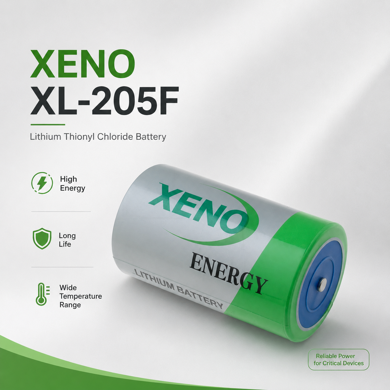 باتری لیتیومی زنو XL-205F