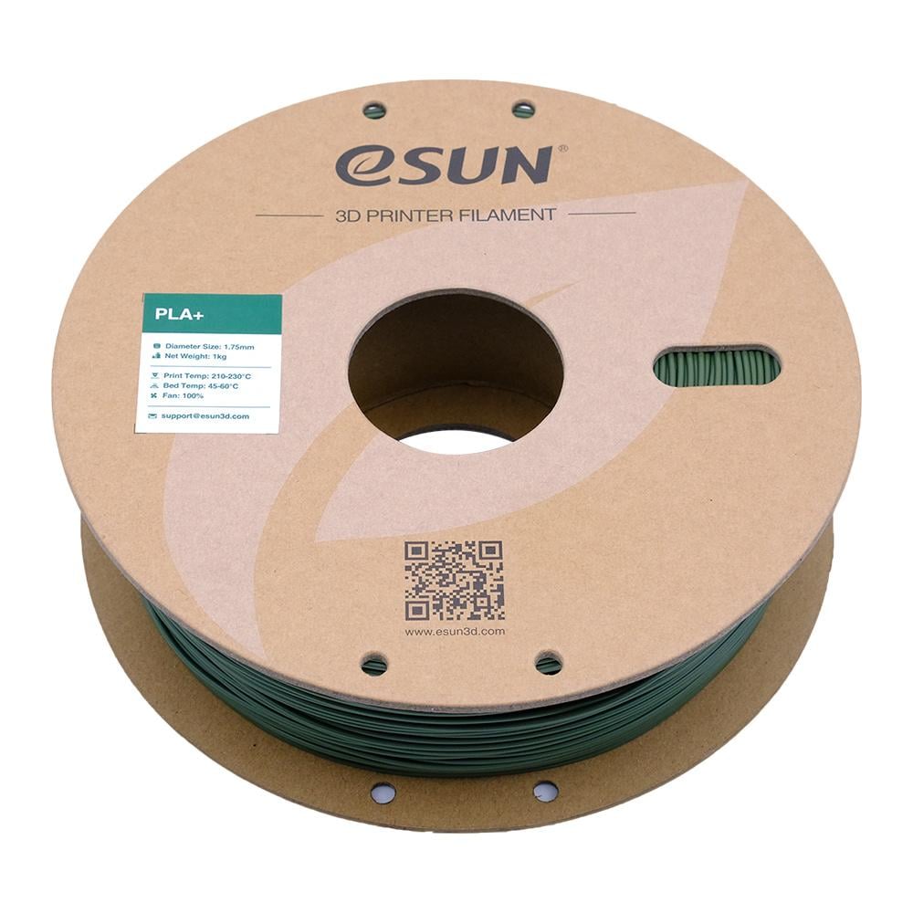 فیلامنت PLA+ سبز زیتونی (Olive Green) برند ایسان (eSUN) 1Kg 1.75mm